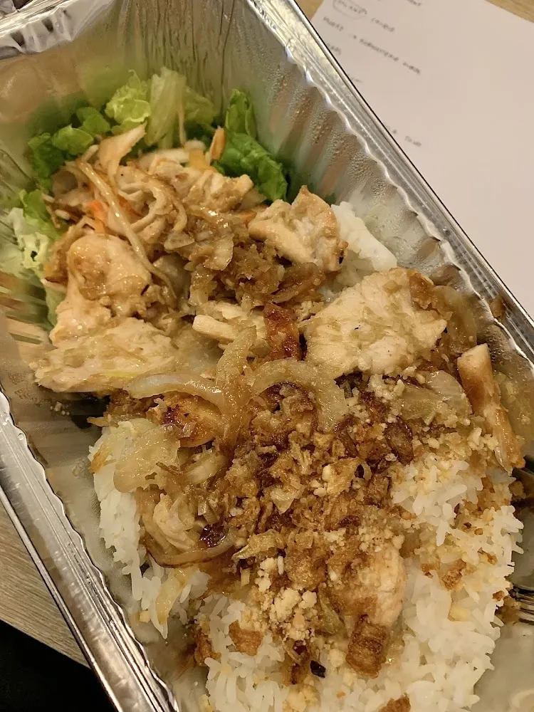 Lemongrass Chicken with Rice